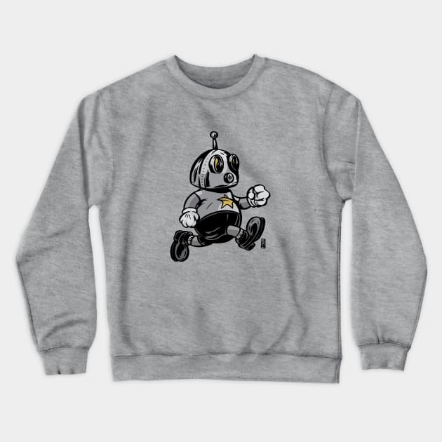 Bullet Head Rex Crewneck Sweatshirt by Thomcat23